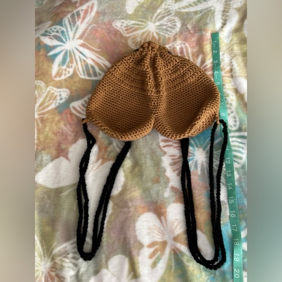 Crocheted BallSack Backpack Purse 🌟🏀🏈🏀🌟 - Picture 10 of 14